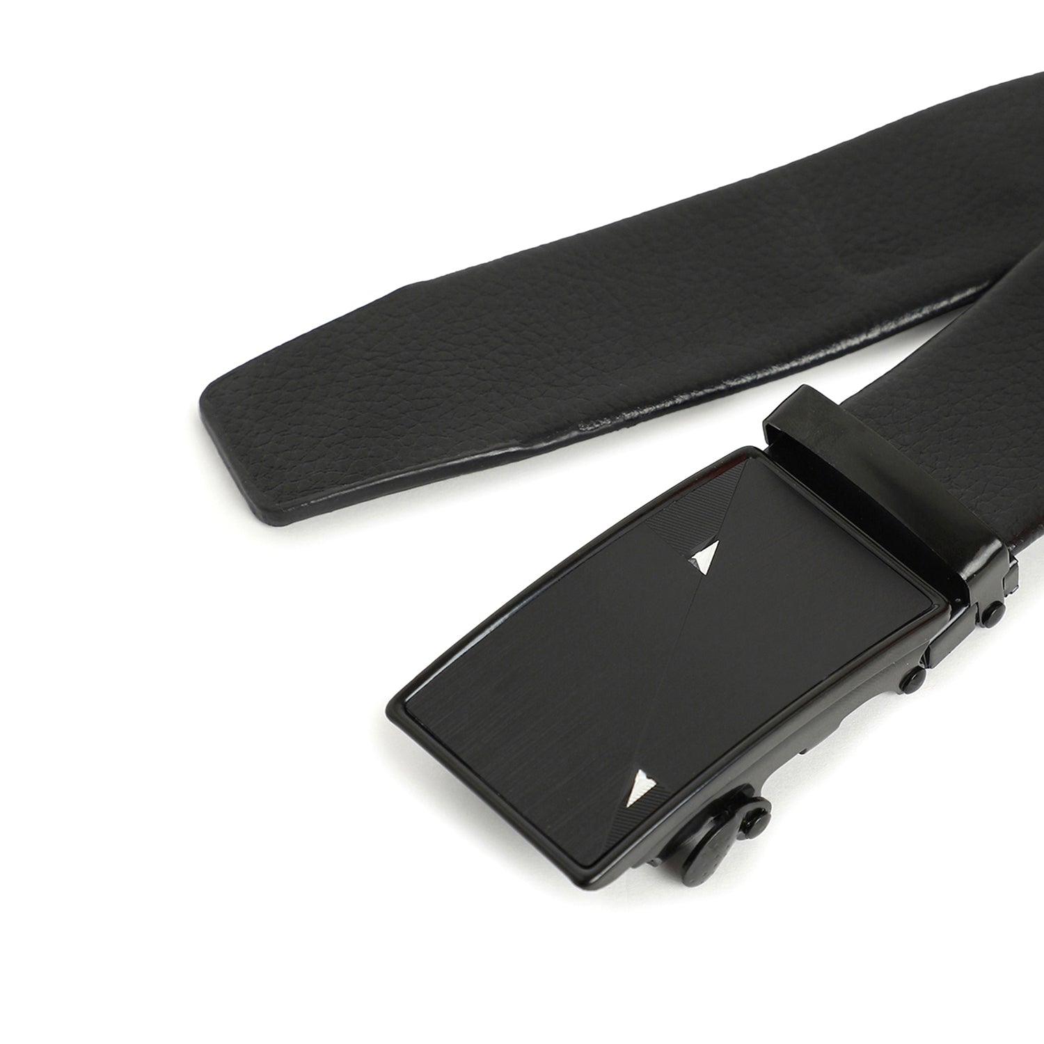 Men Black Solid Waist Belt