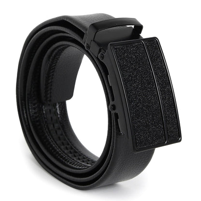 Men Black Solid Waist Belt