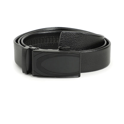 Men Black Solid Waist Belt