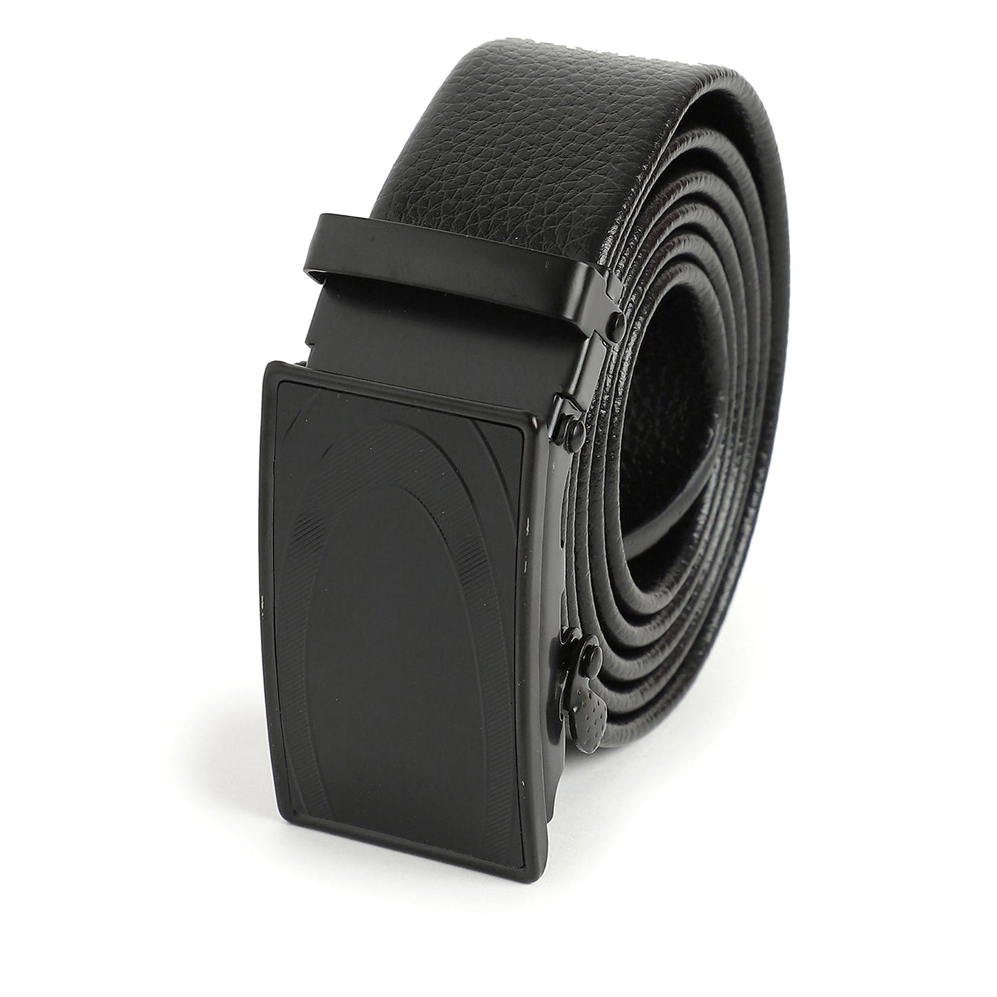 Men Black Solid Waist Belt