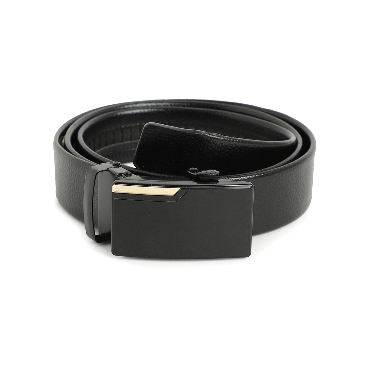 Men Black Solid Waist Belt