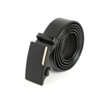 Men Black Solid Waist Belt