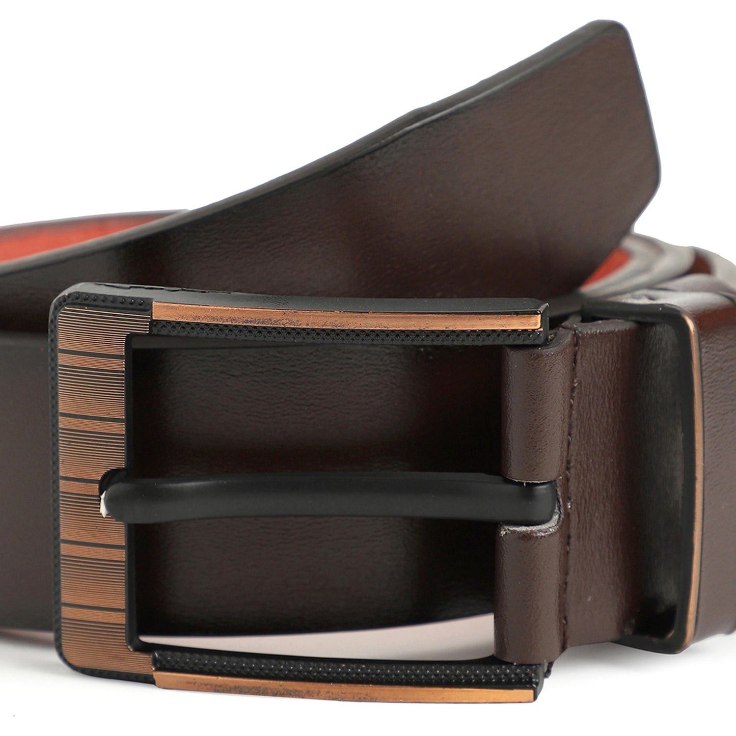 Men Brown Solid Waist Belt