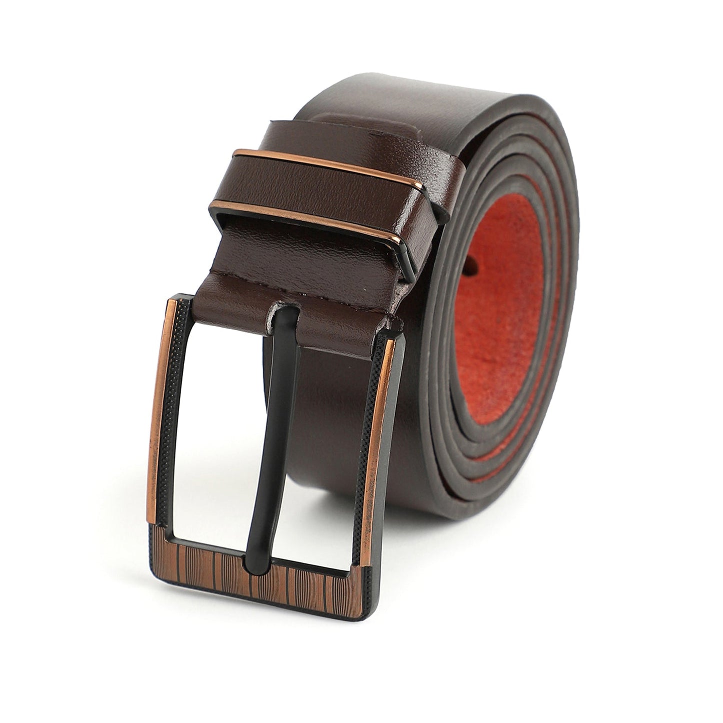 Men Brown Solid Waist Belt