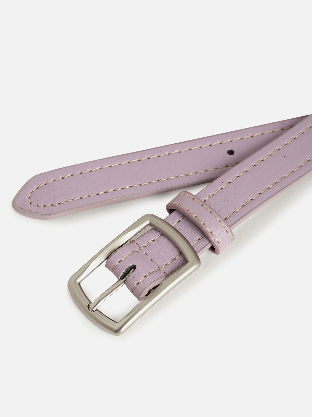 WOMEN LAVENDER SOLID WAIST BELT
