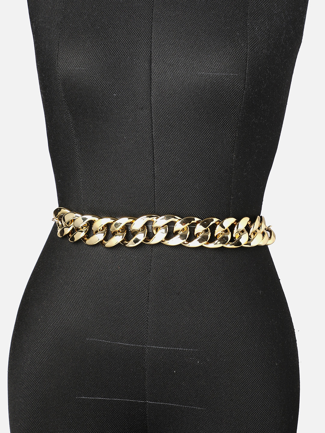 Gold Solid Waist Belt