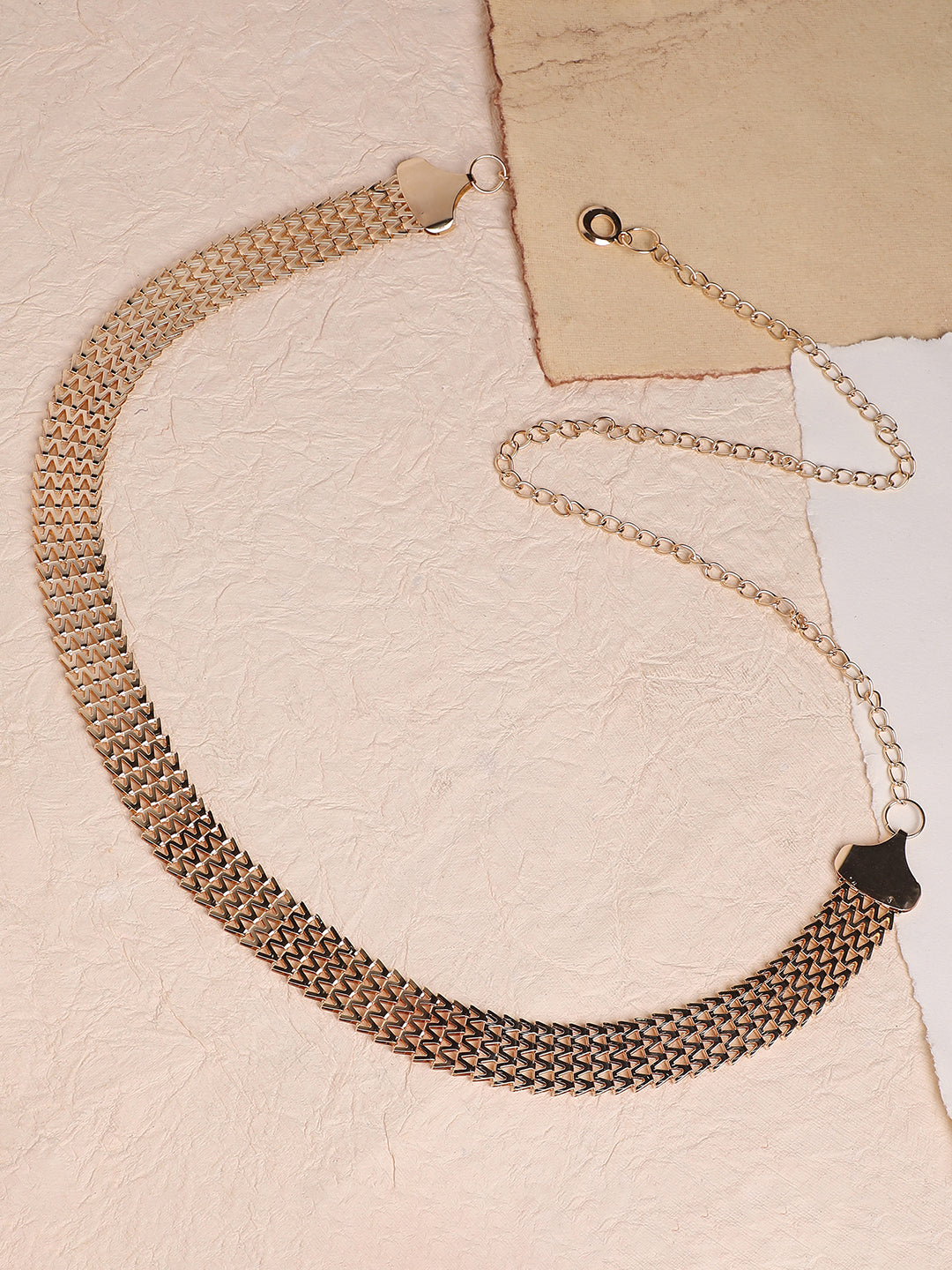 Gold Solid Waist Belt