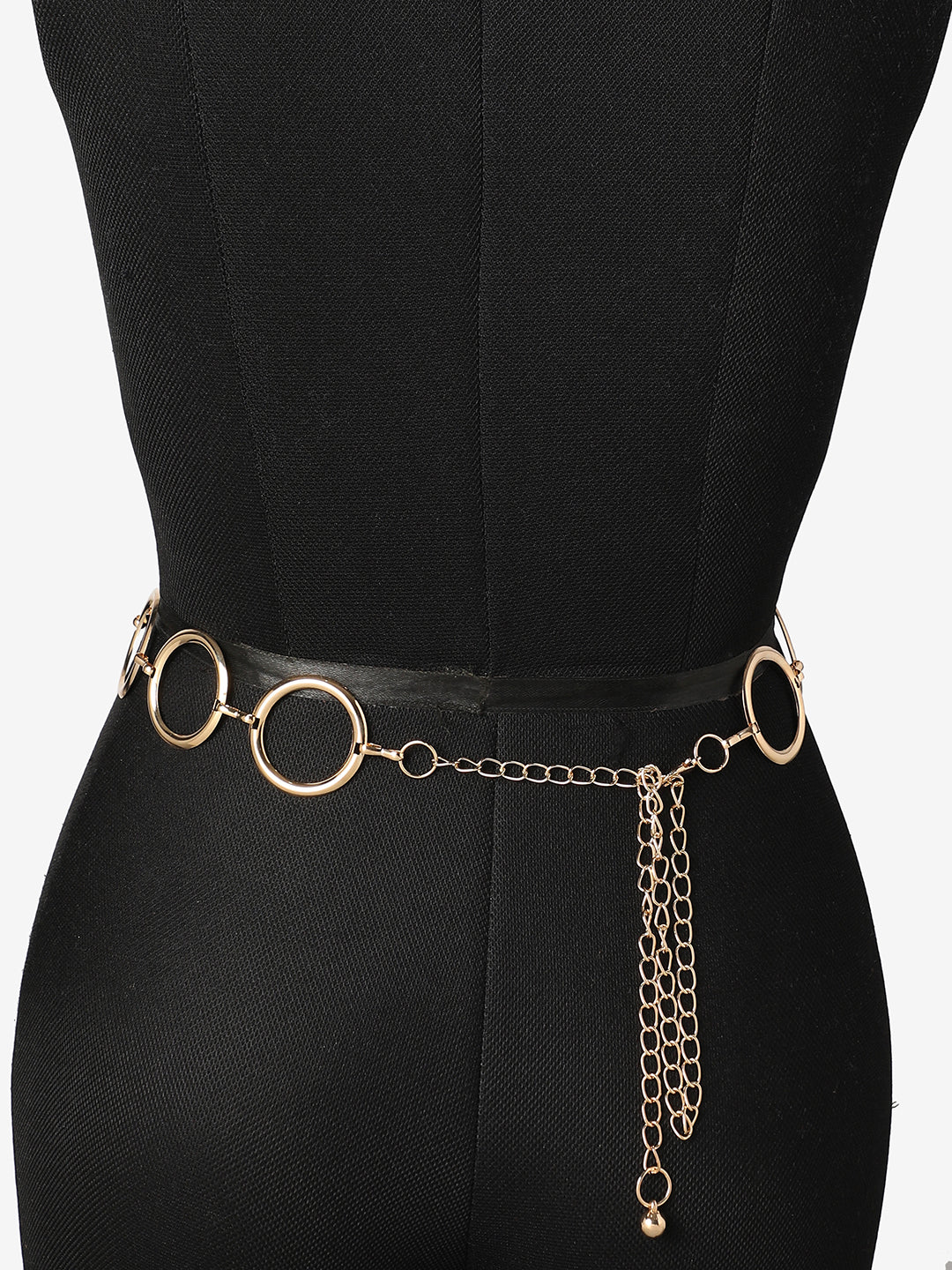 WOMEN GOLD SOLID WAIST BELT