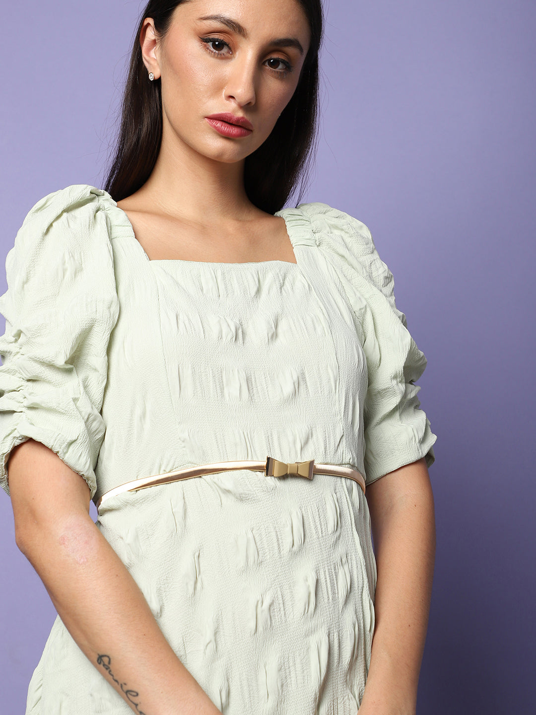 Gold Solid Waist Belt