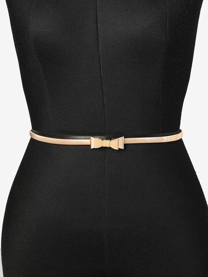 Gold Solid Waist Belt