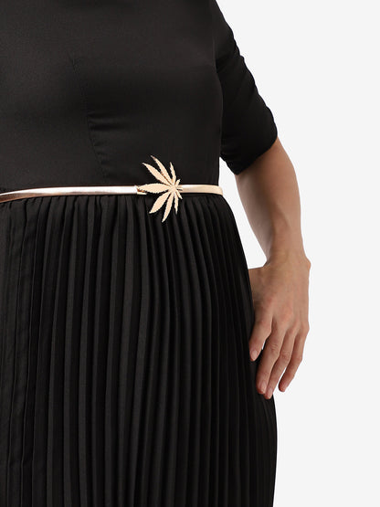 Gold Solid Waist Belt