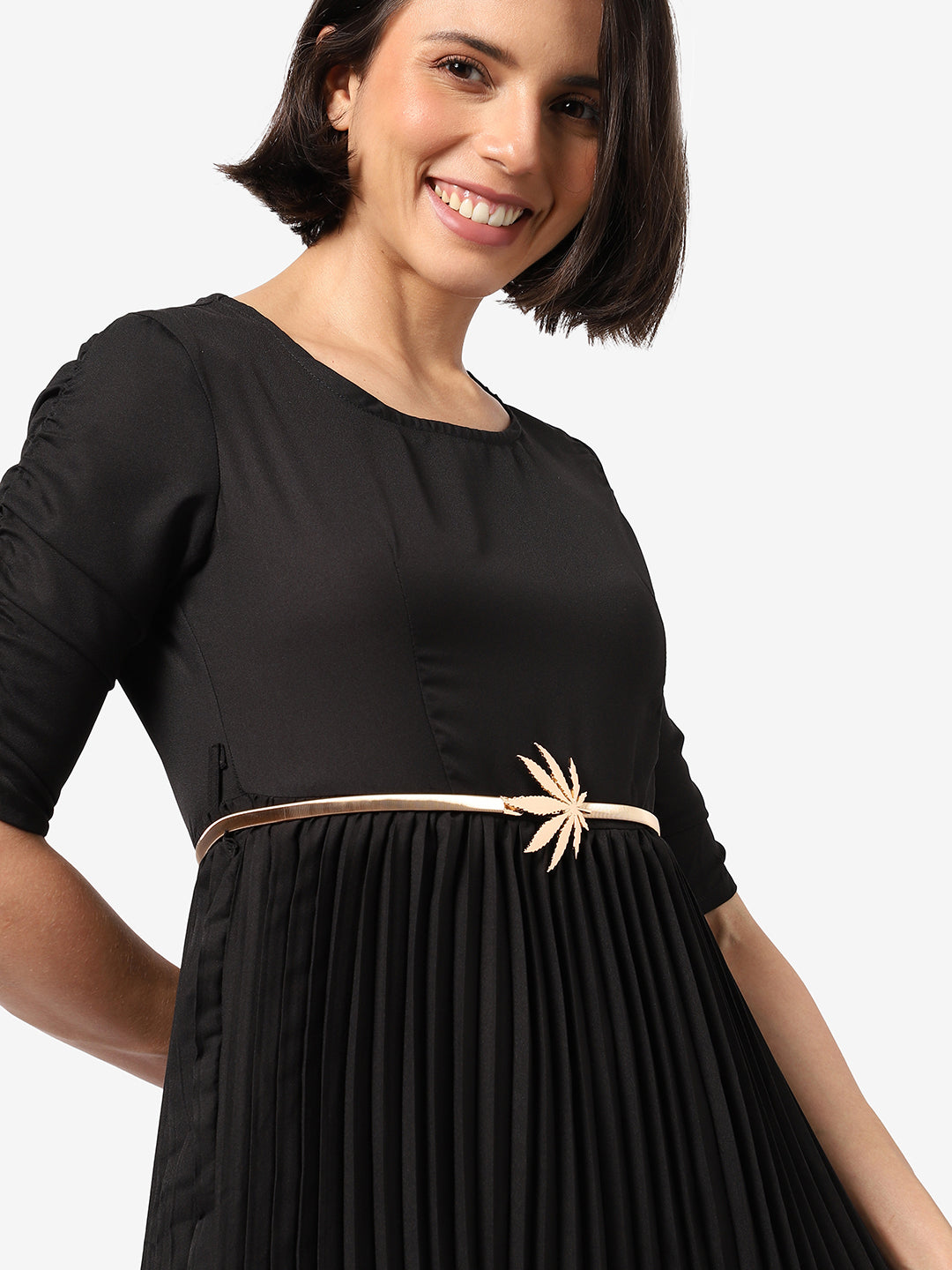 Gold Solid Waist Belt