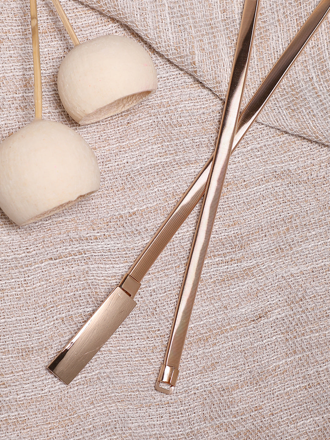 Gold Solid Waist Belt