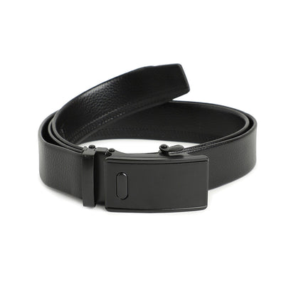 Men Black Solid Waist Belt