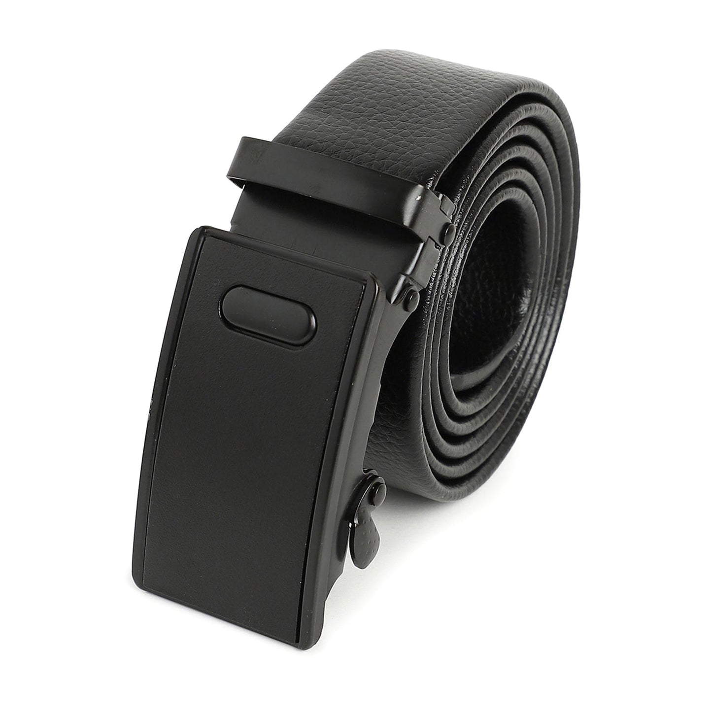 Men Black Solid Waist Belt