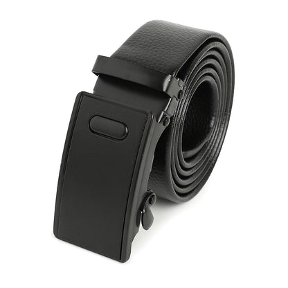 Men Black Solid Waist Belt