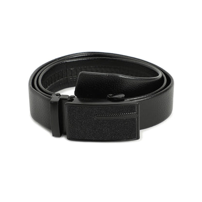 Men Black Solid Waist Belt