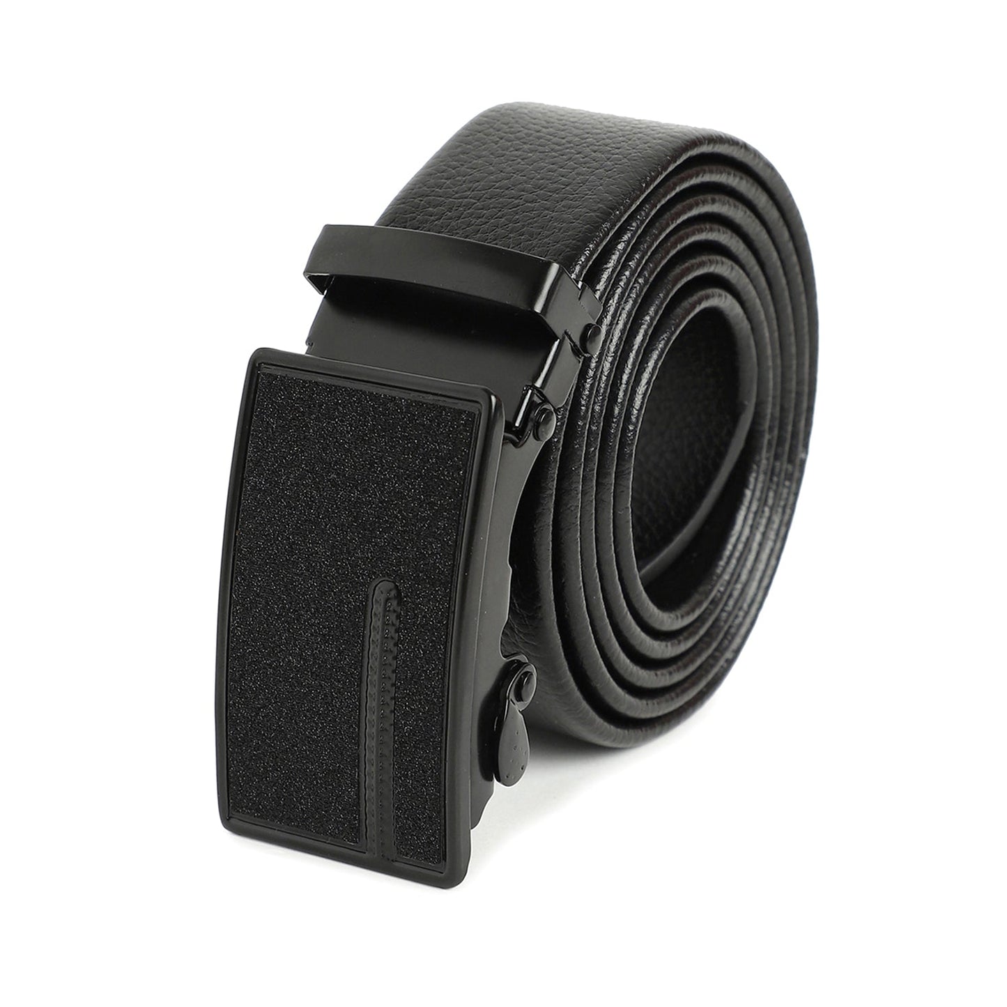 Men Black Solid Waist Belt