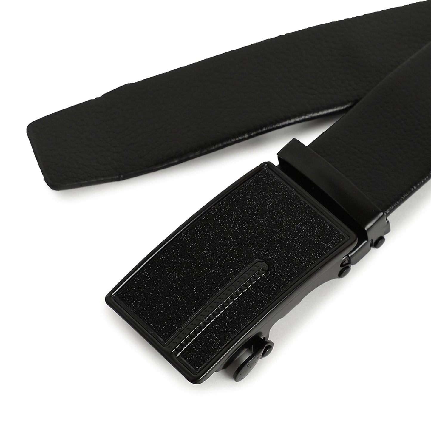 Men Black Solid Waist Belt