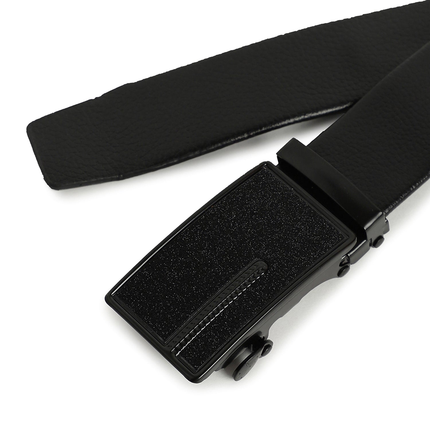 Men Black Solid Waist Belt