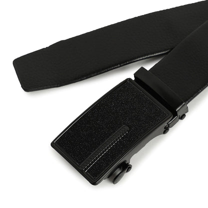 Men Black Solid Waist Belt