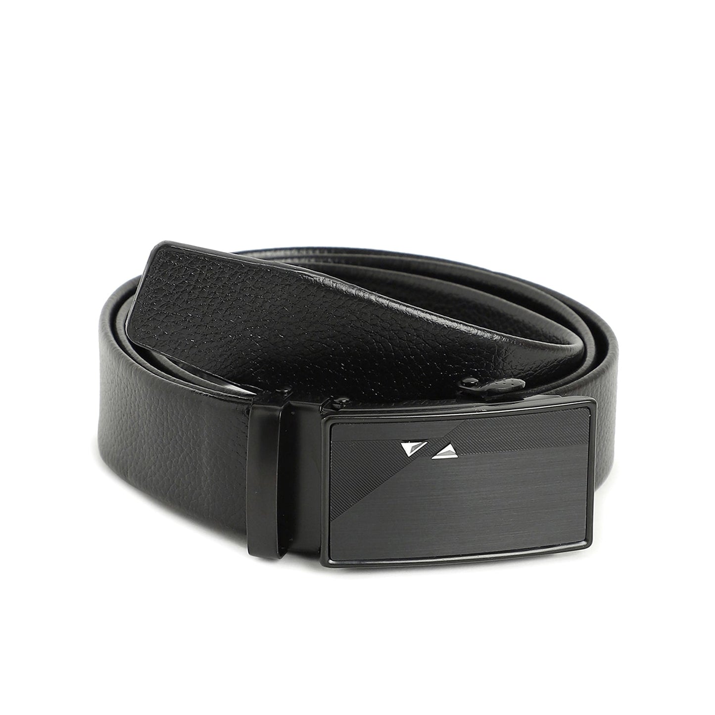 Men Black Solid Waist Belt