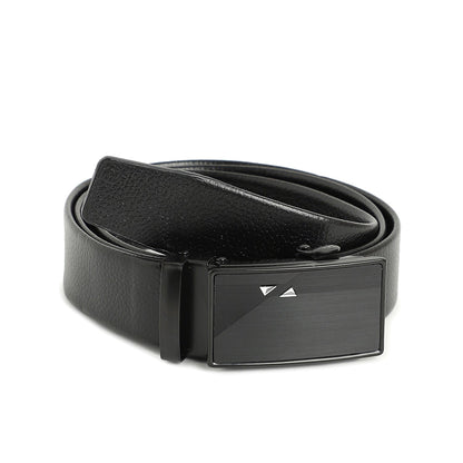 Men Black Solid Waist Belt
