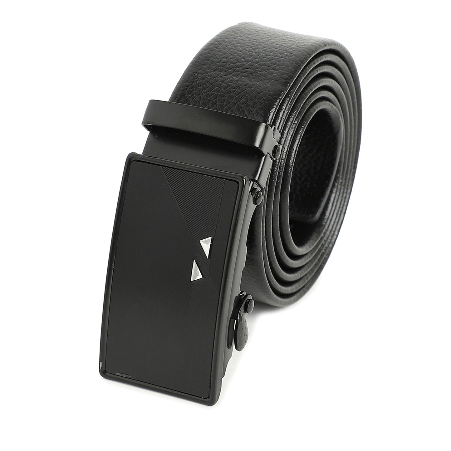 Men Black Solid Waist Belt