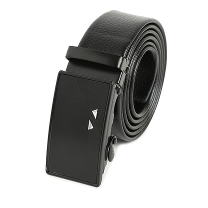 Men Black Solid Waist Belt