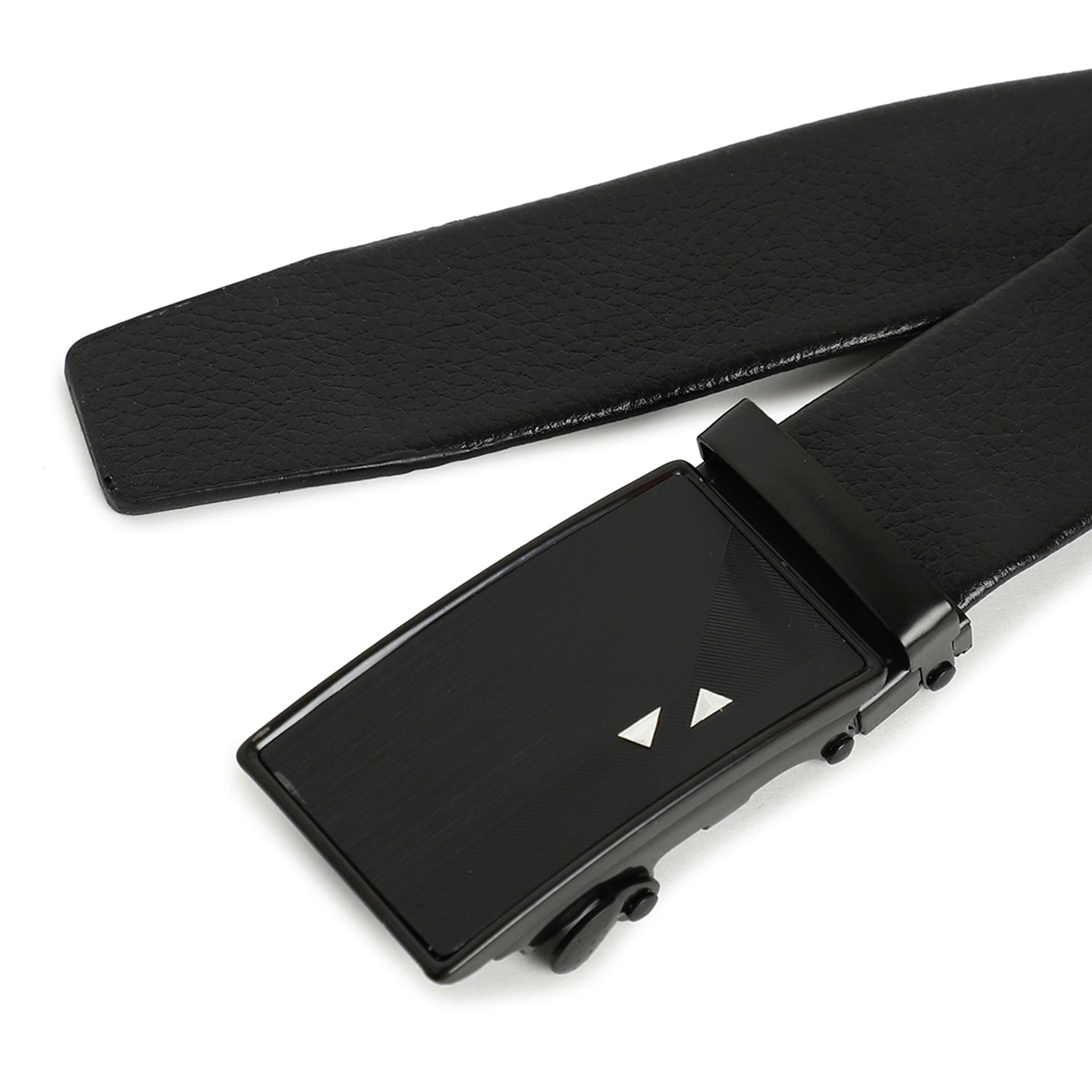 Men Black Solid Waist Belt