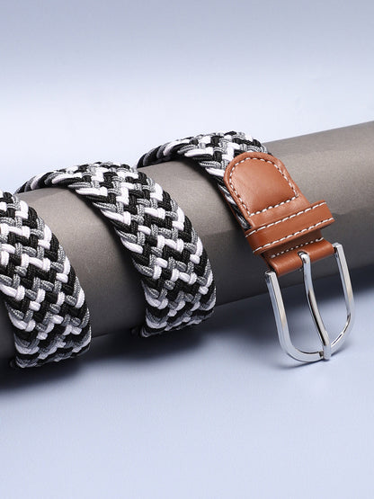 Multi-Colour Textured Waist Belt