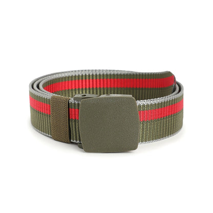 Olive Green Textured Waist Belt
