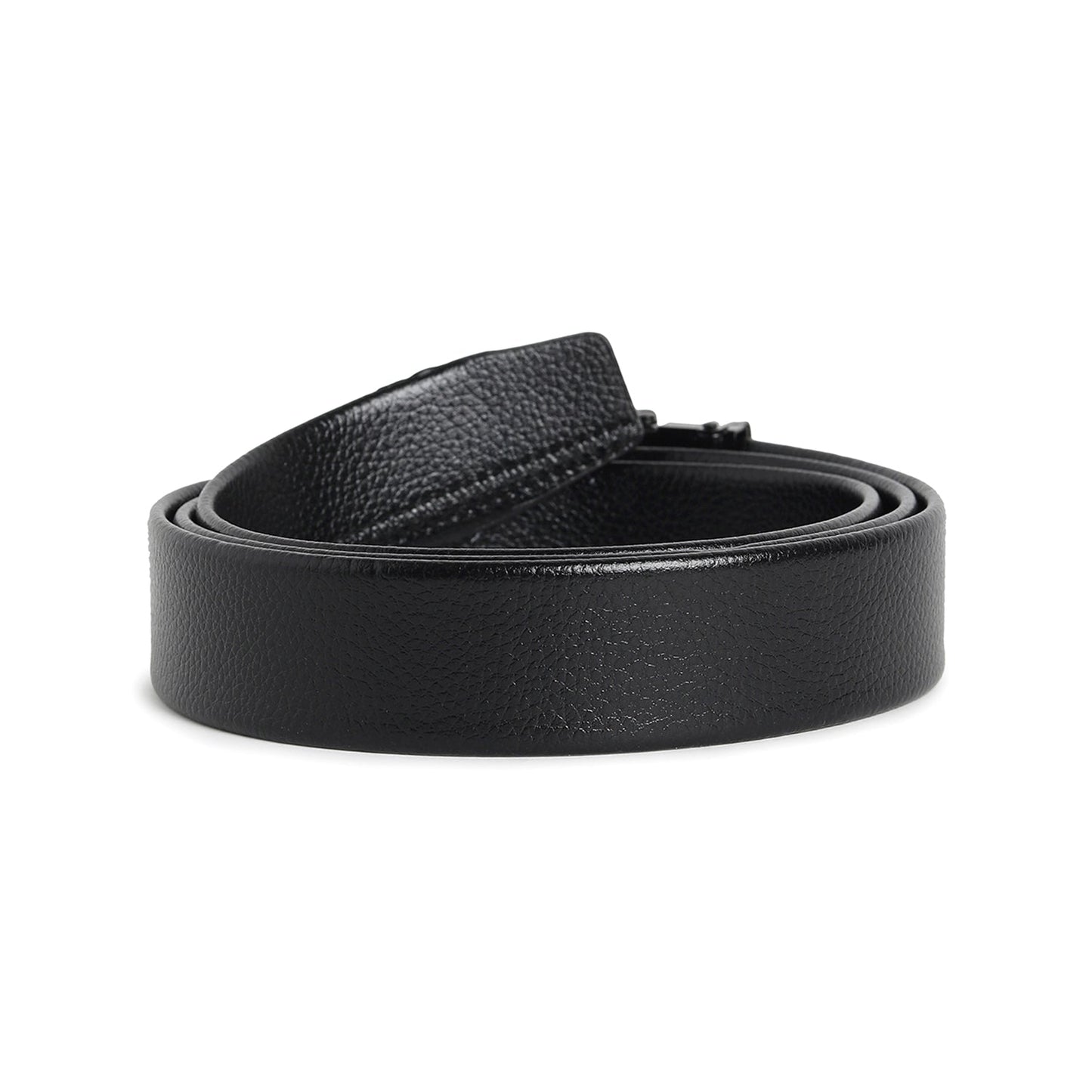 Men Black Solid Waist Belt
