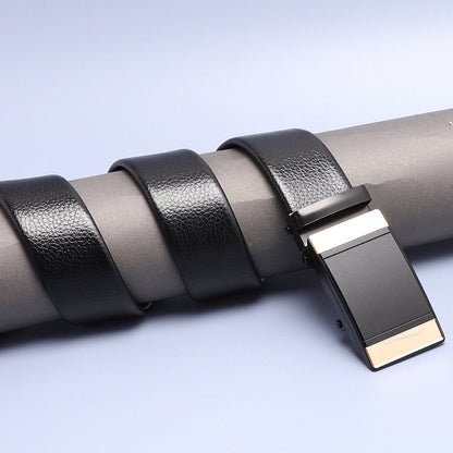 Men Black Waist Belt