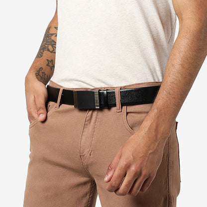 Men Black Waist Belt