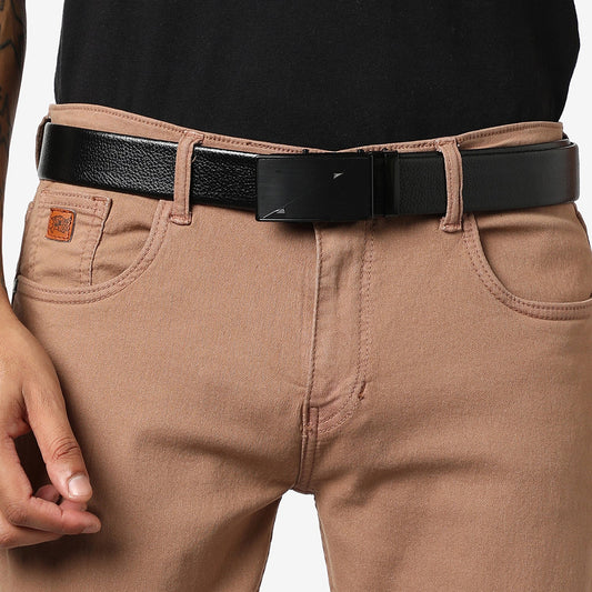 Men Black Waist Belt