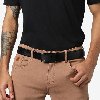 Men Black Waist Belt