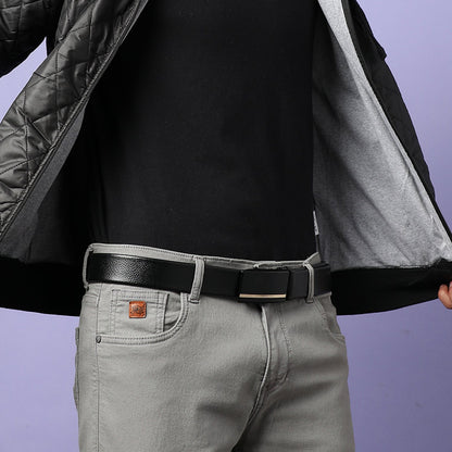Men Black Waist Belt