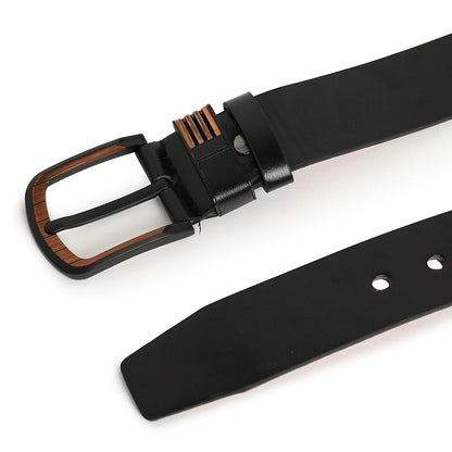Men Black Waist Belt