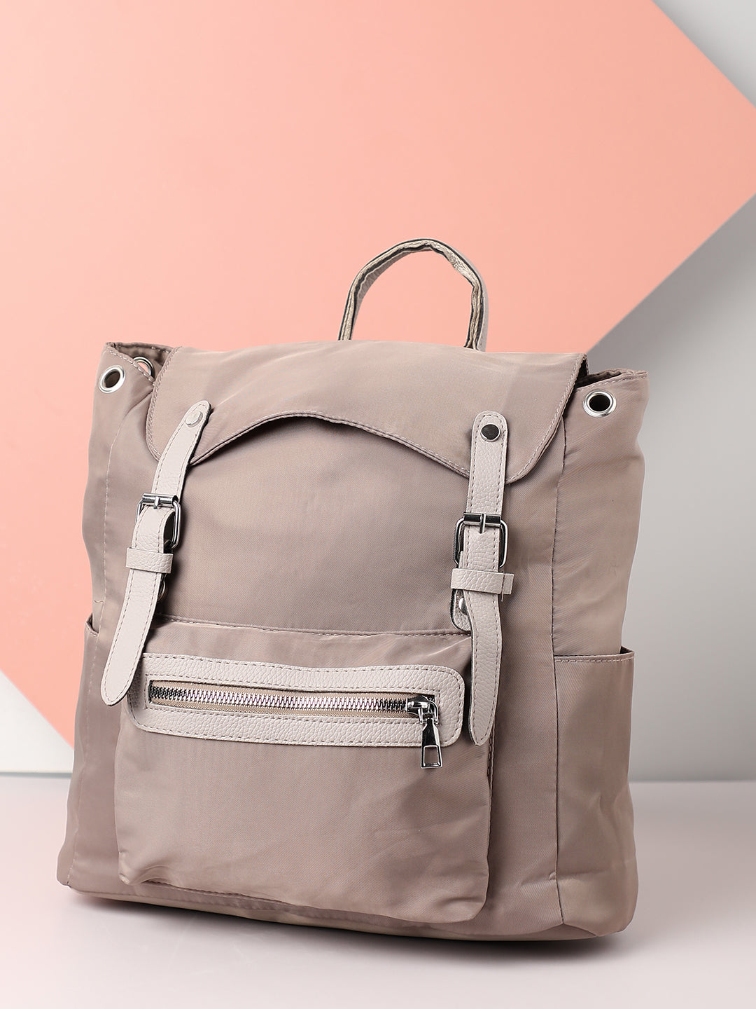 Zenith Beige Backpack