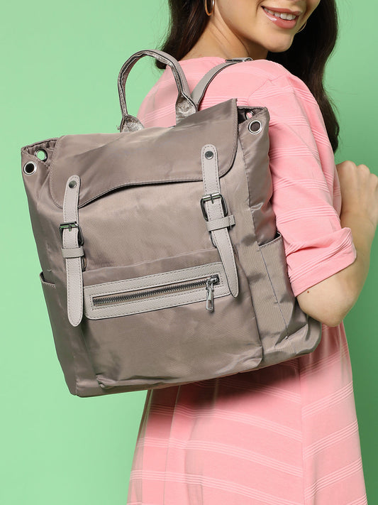 Zenith Beige Backpack