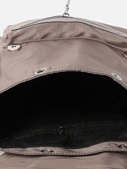 GREY SOLID BACKPACK