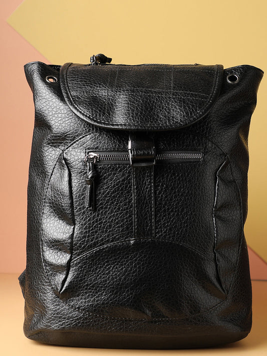 Jet-Black Journey Black Backpack