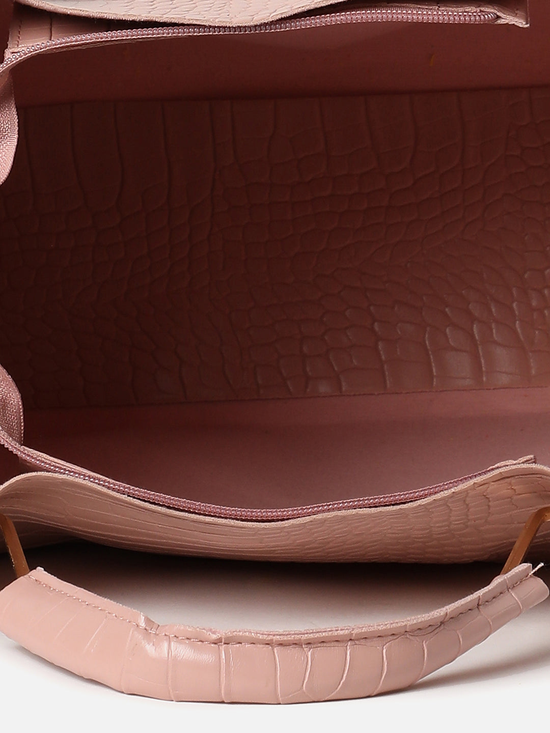 Scale Peach Pink Handbag Set