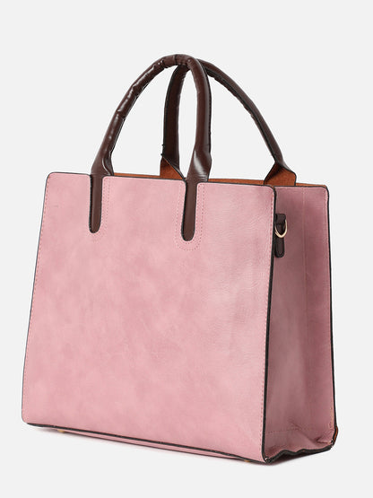 Rose Pink Tote Bag Set