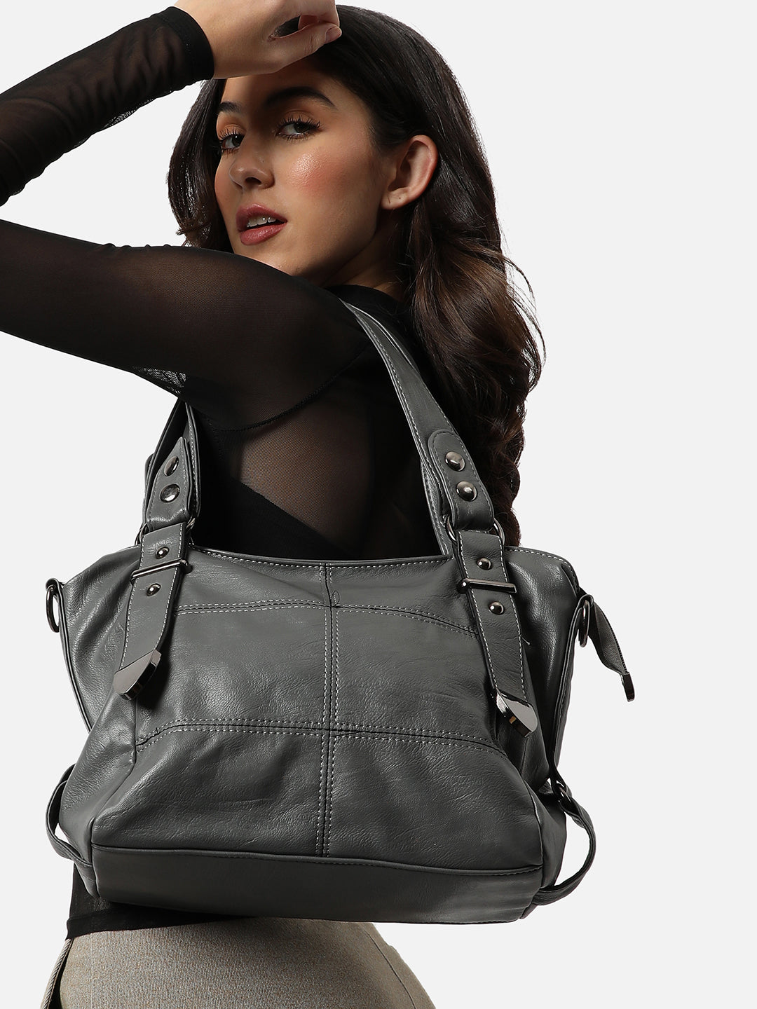 Nebula Grey Handbag