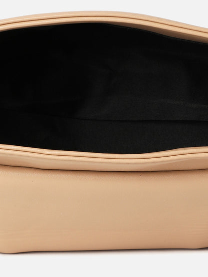 SOLID BEIGE SLING BAG