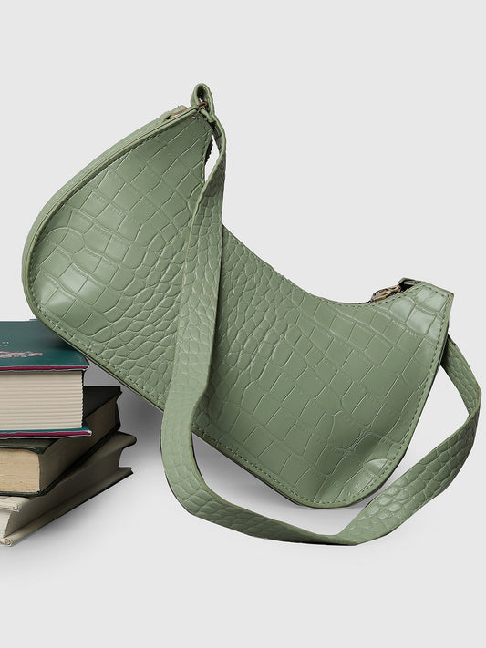 Croc-A-Diva Green Mini Bag