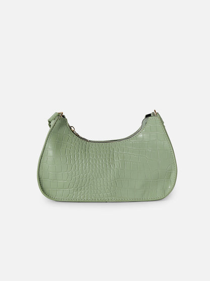 Croc-A-Diva Green Mini Bag