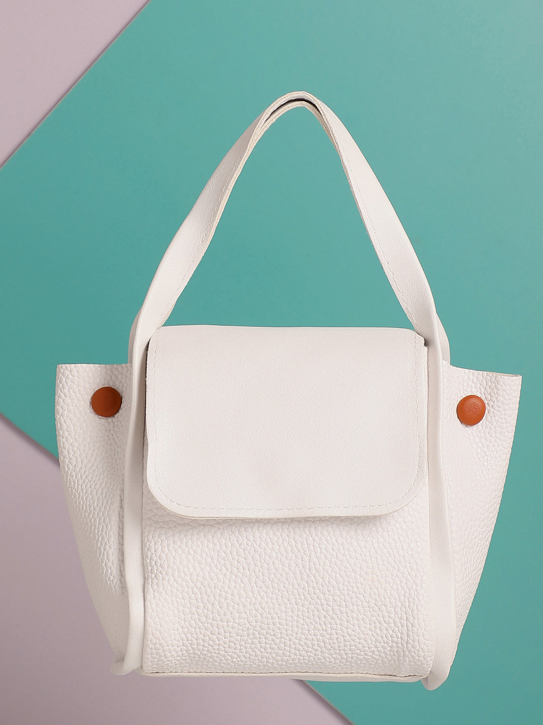 Luna White Handbag